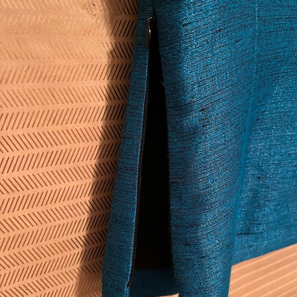 KASPER~TEAL SLEEVELESS BLOUSE~6 - Picture 7 of 7